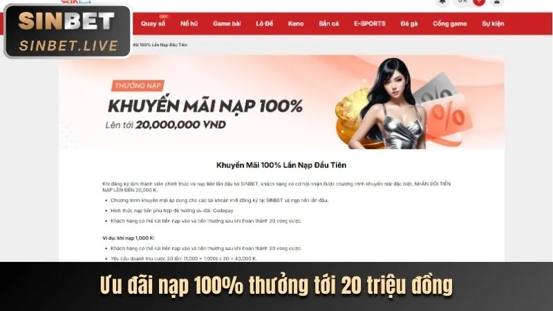 Ưu đãi nạp tiền F168